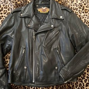 Vintage Harley-Davidson Motorcycle Jacket